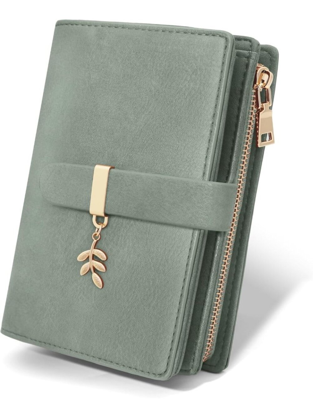 Stylish RFID Blocking Trifold Wallet for Women - PU Leather Credit Card Holder